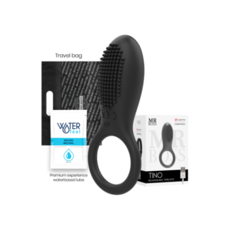 MR BOSS - ANELLO STIMOLATORE MR BOSS TINO COMPATIBILE CON LA TECNOLOGIA WIRELESS WATCHME