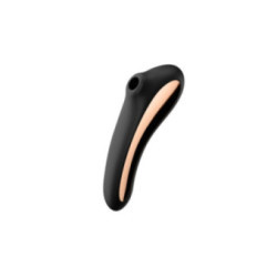 SATISFYER - VIBRATORE DUAL KISS AIR PULSE NERO