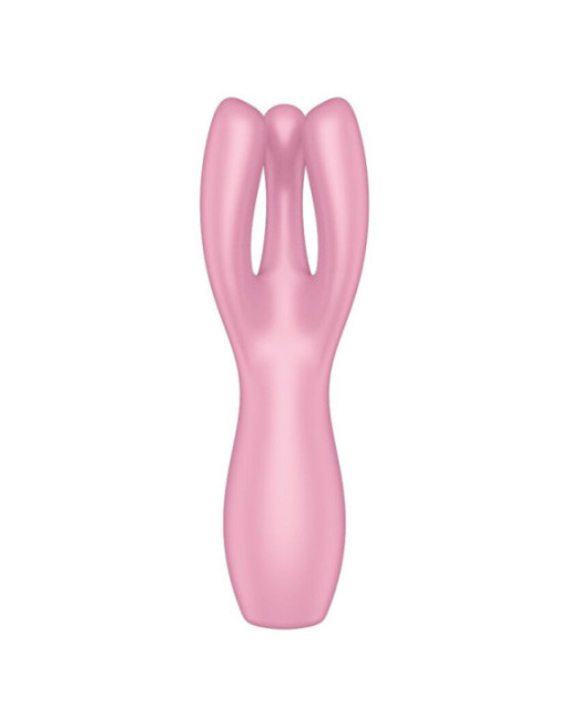 SATISFYER - VIBRATORE THREESOME 3 ROSA