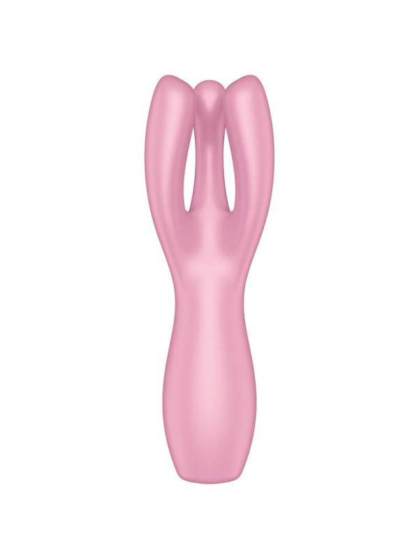 SATISFYER - VIBRATORE THREESOME 3 ROSA