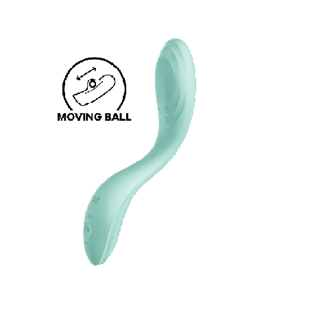 SATISFYER - VIBRATORE RRROLLING PLEASURE GSPOT VERDE