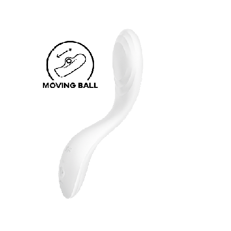 SATISFYER - VIBRATORE RRROLLING PLEASURE GSPOT BIANCO