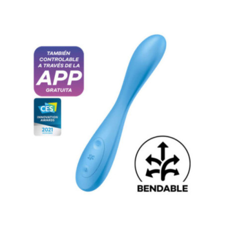 SATISFYER - APP MULTI VIBRATORE G-SPOT FLEX 4+ BLU