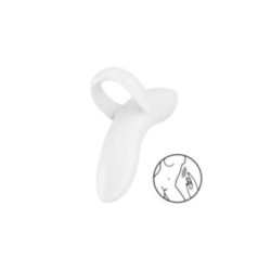 SATISFYER - VIBRATORE DA DITO BOLD LOVER BIANCO