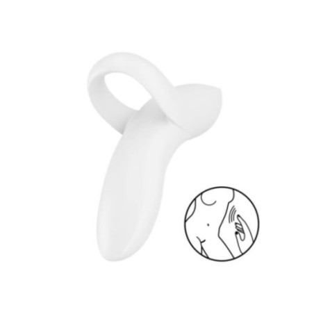 SATISFYER - VIBRATORE DA DITO BOLD LOVER BIANCO