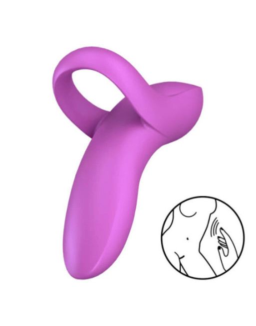 SATISFYER - VIBRATORE DA DITO BOLD LOVER ROSA