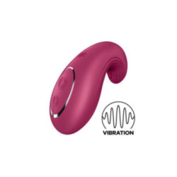 SATISFYER - VIBRATORE DA APPOGGIO DIPPING DELIGHT ROSSO