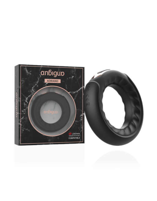 ANBIGUO - ANELLO VIBRANTE ADRIANO COMPATIBILE CON TECNOLOGIA WIRELESS WATCHME