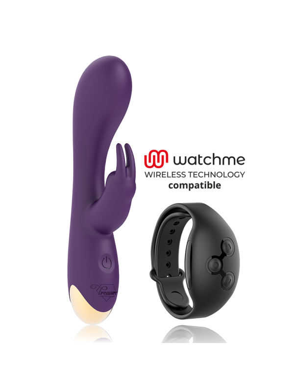 TREASURE - LAURENCE RABBIT VIBRATORE WATCHME COMPATIBILE CON TECNOLOGIA WIRELESS