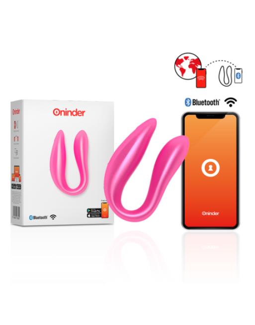 ONINDER - STIMOLATORE DEL PUNTO G E DEL CLITORALE LISBOA ROSA - APP GRATUITA