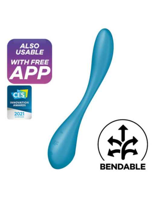 SATISFYER - MULTI VIBRATORE G-SPOT FLEX 5 BLU