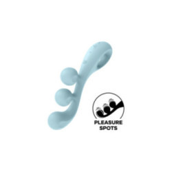 SATISFYER - MULTI VIBRATORE TRI BALL 2 BLU