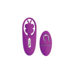 PRETTY LOVE - STIMOLATORE A FARFALLA PER MUTANDINE DANCING CON TELECOMANDO LILLA