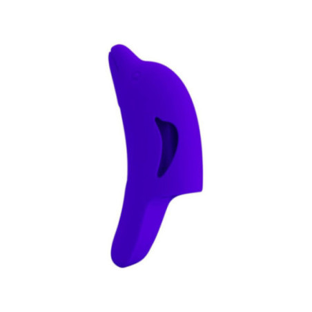 PRETTY LOVE - POTENTE STIMOLATORE DELLE DITA DELPHINI BLU SCURO