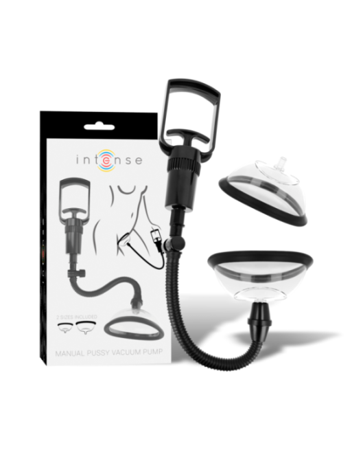 INTENSE - PUMP POMPA MANUALE VAGINALE CON DUE COPPE INTERCAMBIABILI