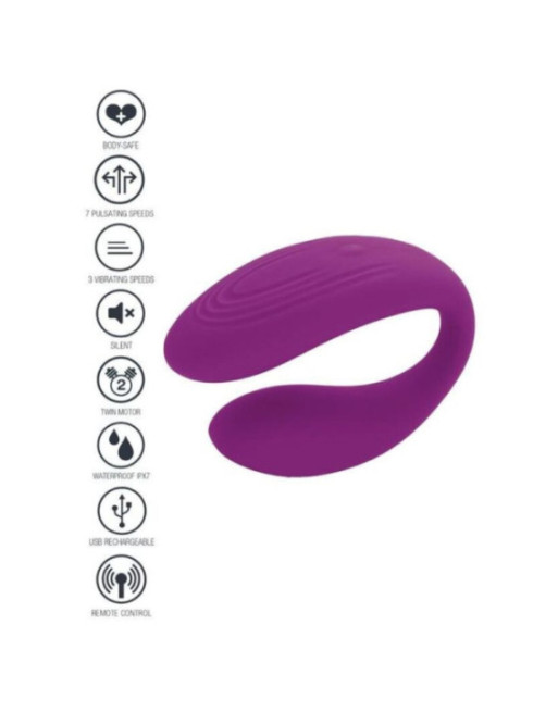 XOCOON - VIBRATORE DI COPPIA BOUND LOVE VIOLA