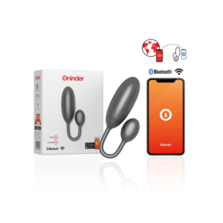 ONINDER - UOVO VIBRANTE DENVER NERO 7 X 2,7 CM APP
