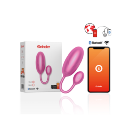 ONINDER - UOVO VIBRANTE TOKYO ROSA 7,5 X 3,2 CM APP GRATUITA