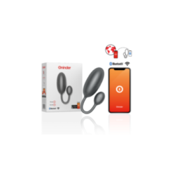 ONINDER - UOVO VIBRANTE TOKYO NERO 7,5 X 3,2 CM APP GRATUITA