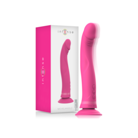 INTENSE - DILDO VIBRATORE IN SILICONE ROSA MICHELANGELO
