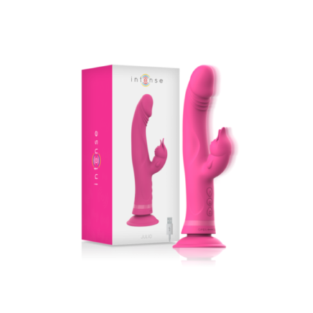 INTENSE - VIBRATORE JULIO RABBIT IN SILICONE ROSA