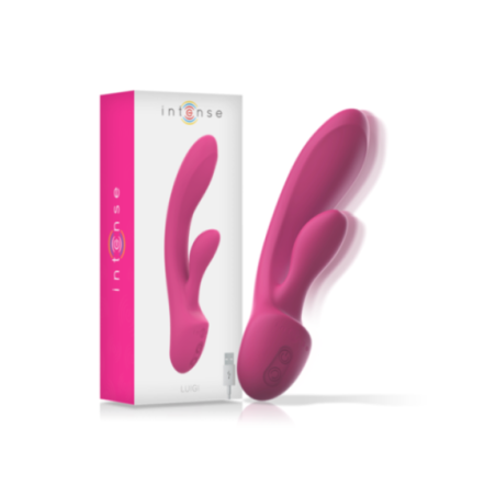 INTENSE - VIBRATORE LUIGI RABBIT SILICONE LIQUIDO ROSA
