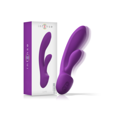 INTENSE - VIBRATORE LUIGI RABBIT SILICONE LIQUIDO VIOLA