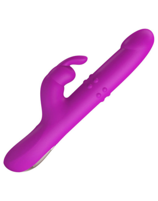 PRETTY LOVE - VIBRATORE REESE CON ROTAZIONE VIOLA