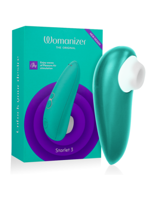WOMANIZER - STIMOLATORE CLITORALE STARLET 3 TURCHESE