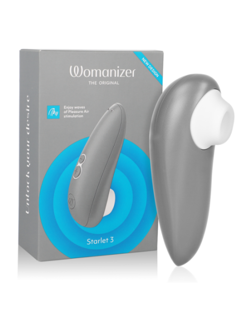 WOMANIZER - STIMOLATORE CLITORALE STARLET 3 GRIGIO