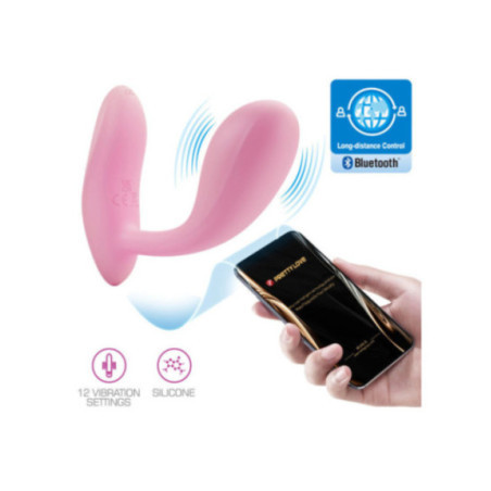 PRETTY LOVE - BAIRD G-SPOT 12 VIBRAZIONI RICARICABILE APP ROSA