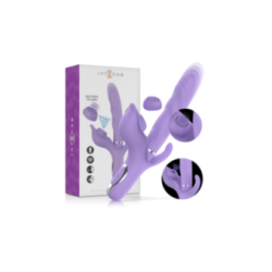 INTENSE - BILLIE VIBRATORE MULTIFUNZIONALE RICARICABILE A SUCCHIO CON PULSANTE VIOLA