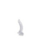 KING COCK - CLEAR PENE CURVO REALISTICO CON SFERE 16