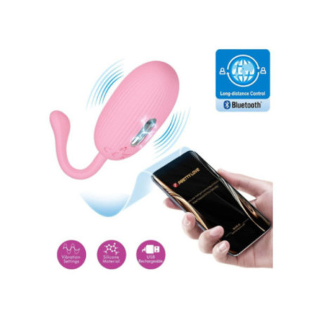 PRETTY LOVE - UOVO VIBRANTE RICARICABILE DOREEN PINK