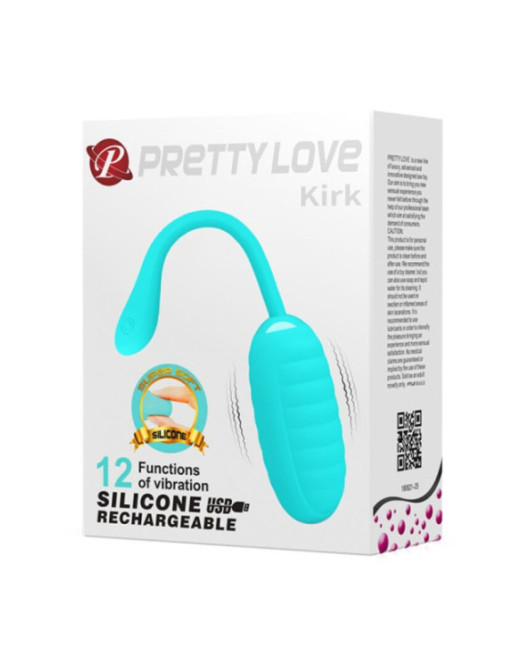 PRETTY LOVE - KIRK LIGHT GREEN UOVO VIBRANTE RICARICABILE