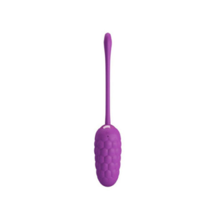 PRETTY LOVE - UOVO VIBRANTE CON TEXTURE MARINA RICARICABILE VIOLA