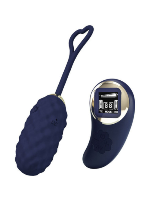 PRETTY LOVE - UOVO VIBRANTE CON TELECOMANDO BLU VIVIAN