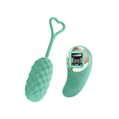 PRETTY LOVE - UOVO VIBRANTE CON TELECOMANDO VERDE VIVIAN