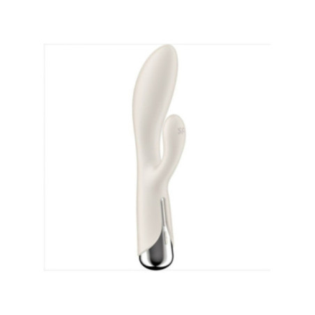 SATISFYER - SPINNING RABBIT 1 STIMOLAZIONE CLITORIDE E PUNTO G BEIGE