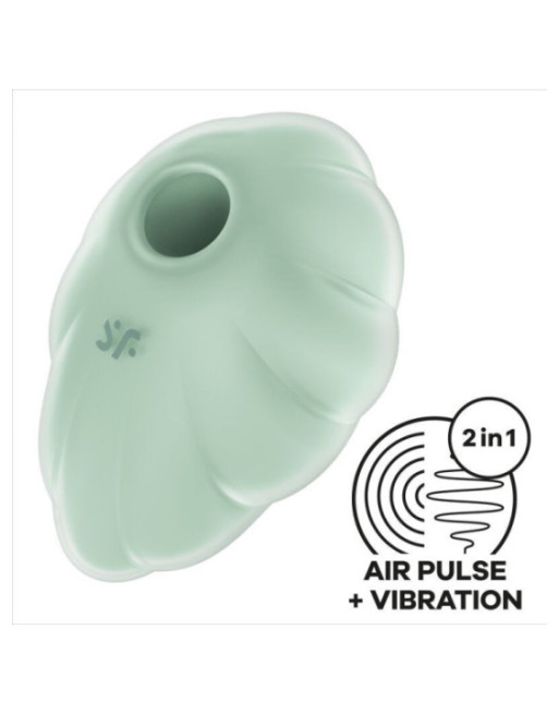 SATISFYER - VIBRATORE CLOUD DANCER GREEN AIR PULSE