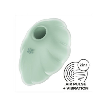SATISFYER - VIBRATORE CLOUD DANCER GREEN AIR PULSE
