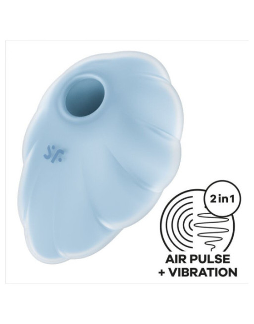 SATISFYER - VIBRATORE CLOUD DANCER BLU AIR PULSE