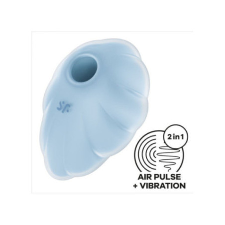 SATISFYER - VIBRATORE CLOUD DANCER BLU AIR PULSE