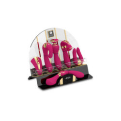 SHUNGA - ESPOSITORE DA 6 MASSAGGIATORI INTITI FUCSIA