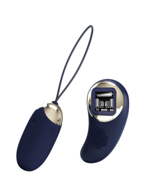PRETTY LOVE - TELECOMANDO UOVO VIBRANTE MINA BLU