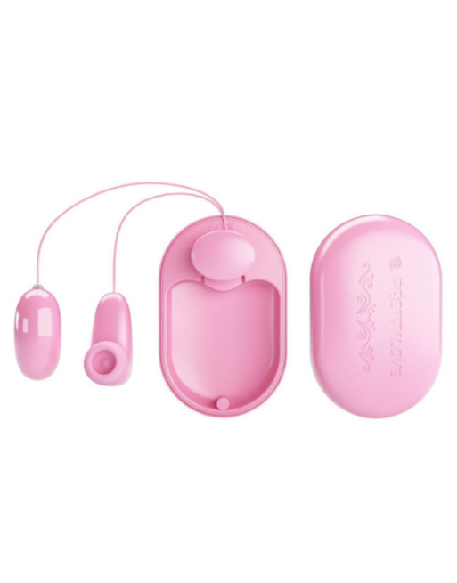 PRETTY LOVE - PROIETTILE VIBRANTE MAGIC BOX E STIMOLATORE ROSA