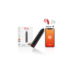 ONINDER - BERLIN VIBRATORE BULLET NERO 9 MODALITÀ 8,5 X 2 CM - APP GRATUITA