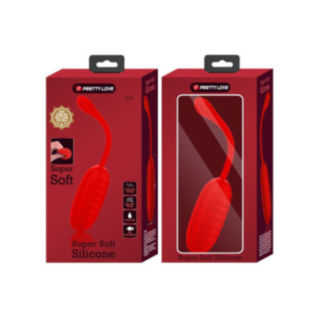 PRETTY LOVE - UOVO VIBRANTE RICARICABILE KIRK ROSSO