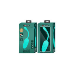 PRETTY LOVE - UOVO VIBRANTE CON TEXTURE MARINA RICARICABILE VERDE ACQUA