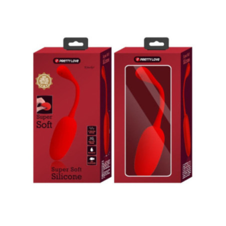 PRETTY LOVE - UOVO VIBRANTE RICARICABILE KNUCKER ROSSO